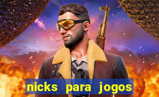 nicks para jogos de tiro